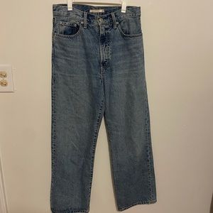 Levi ribcage jeans